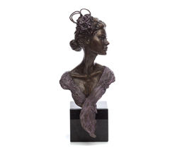 Ascot Glamour by Sherree Valentine Daines - Bronze Sculpture sized 6x12 inches. Available from Whitewall Galleries